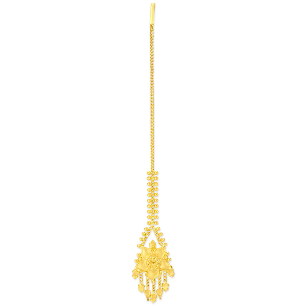Flower maang tikka on sale