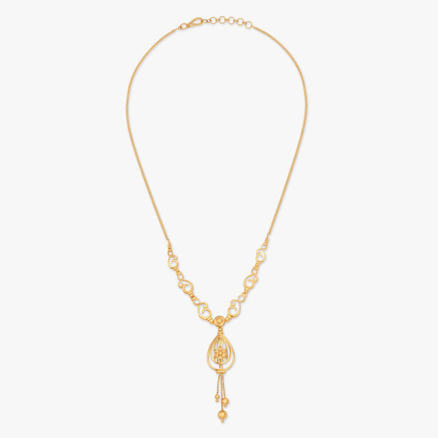 Flowery Drop Necklace Set 2