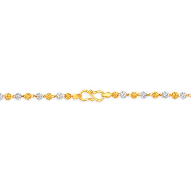 Exuberant Floral Gold Chain