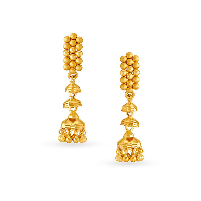 Classy Traditional Drop Earrings,,hi-res 