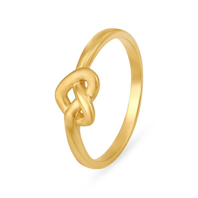 Twisted Hearts Gold Ring,,hi-res 