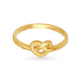 Twisted Hearts Gold Ring,,hi-res 2