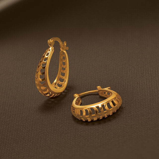 Chic Contemporary Hoop Earrings,,hi-res 