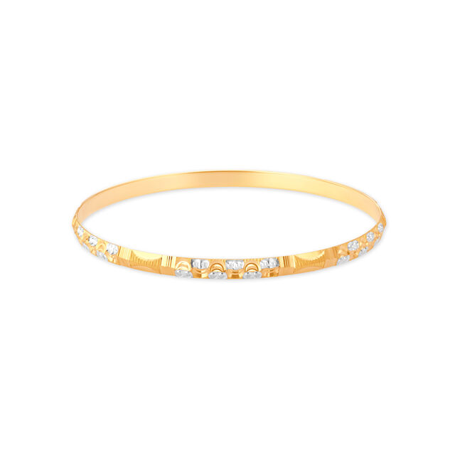 Splendid Dainty Gold Bangle 2