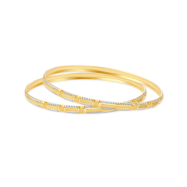 Chic Elegant Gold Bangle,,hi-res 