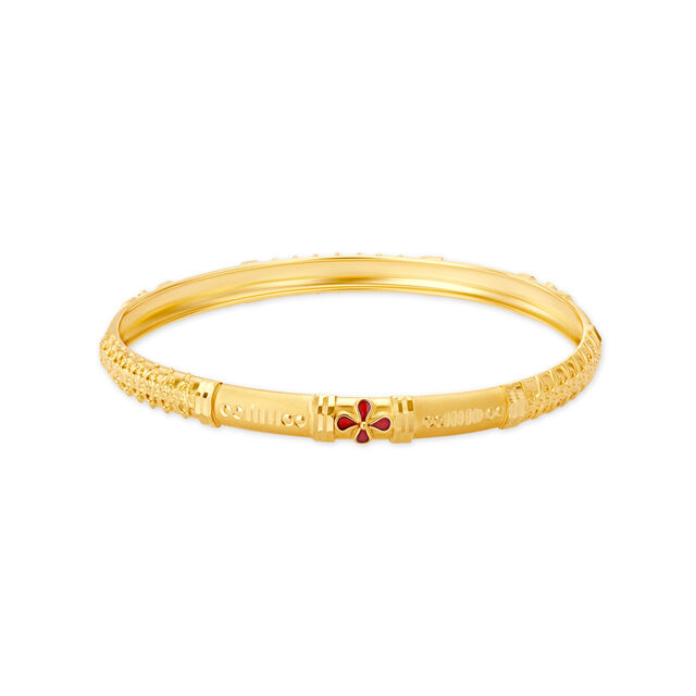 Graceful Glamorous Gold Bangle,,hi-res 2
