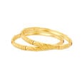 Floral Surreal Gold Bangle,,hi-res 