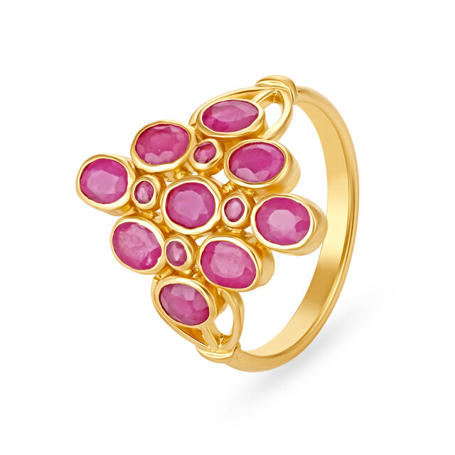 Magnificent Ruby and Gold Finger Ring,,hi-res 