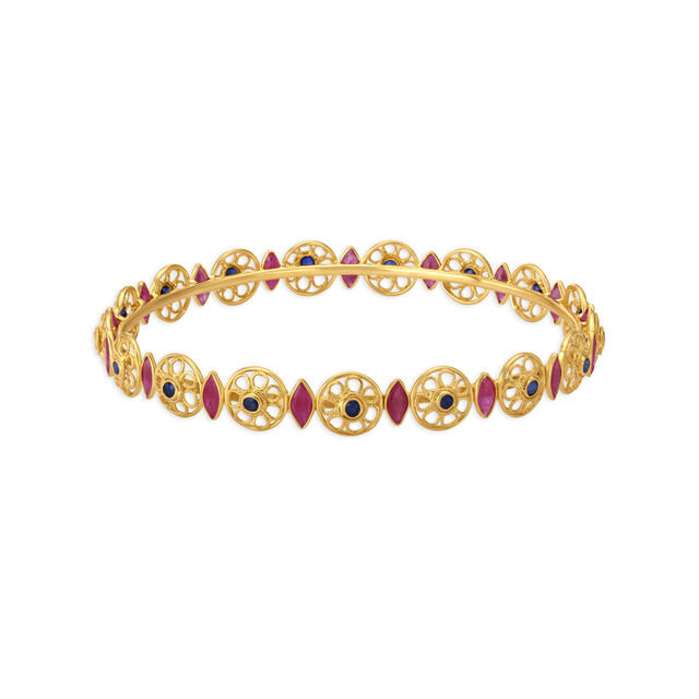Floral Harmony Bangle,,hi-res 2