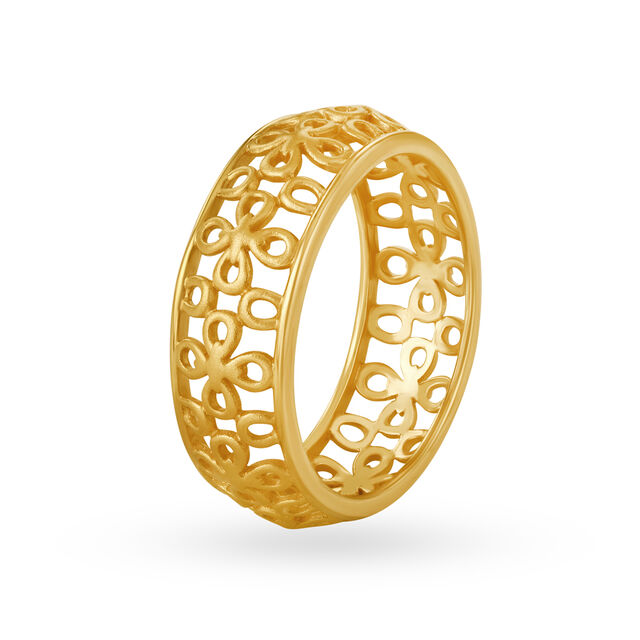 Classy Minimalistic Gold Ring,,hi-res 