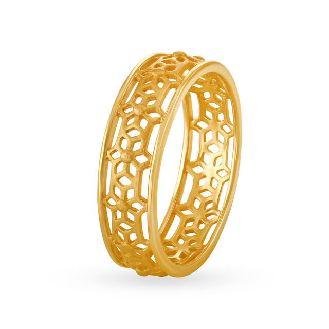 Minimal Graceful Gold Ring,,hi-res 