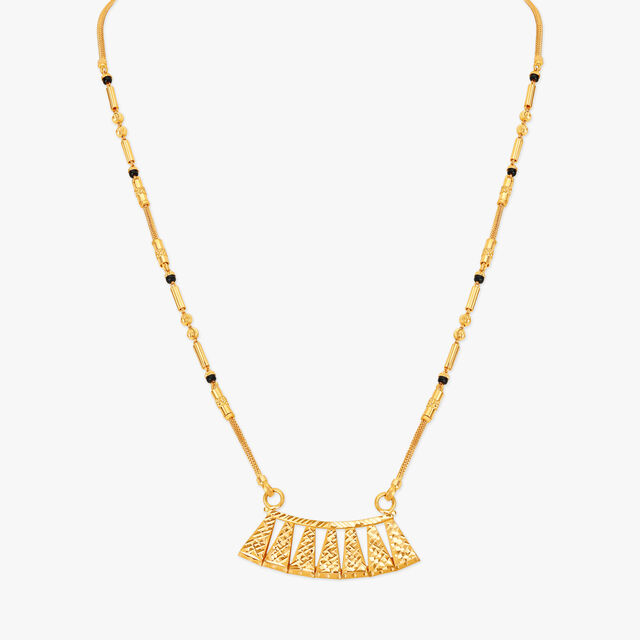 Modern Textured Mangalsutra