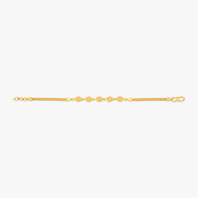 Nature-Inspired Gold Bracelet,,hi-res 2