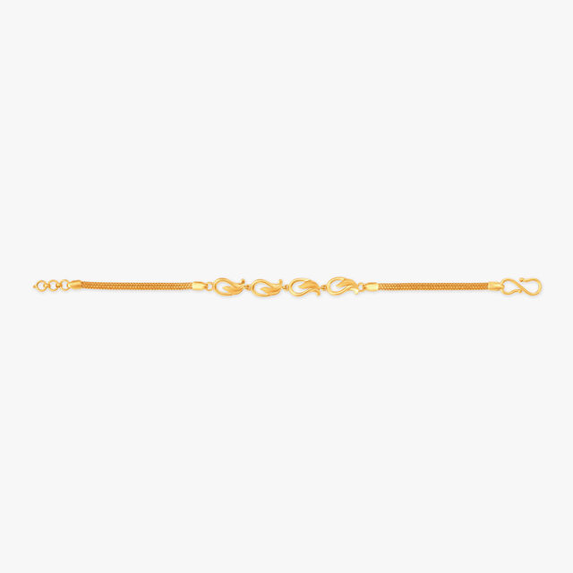 Elegant Gold Bracelet,,hi-res 2