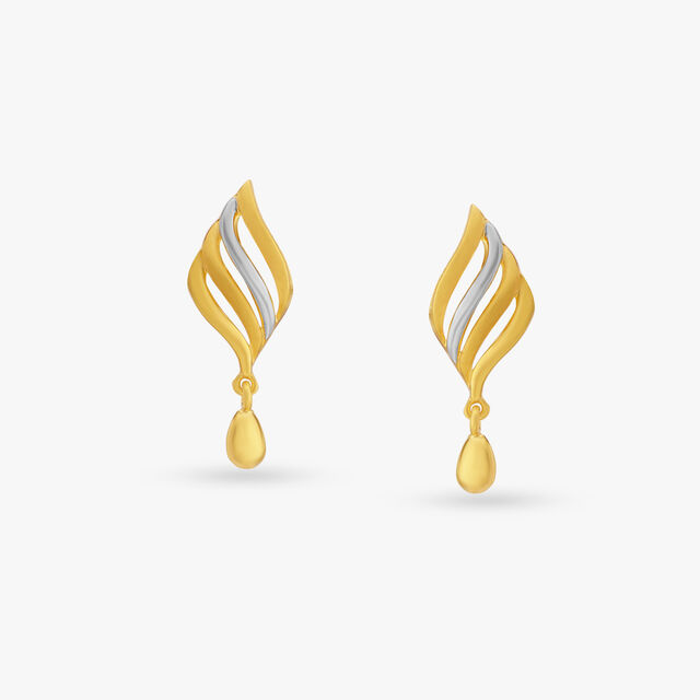 Elegant Gold Drop Earrings 