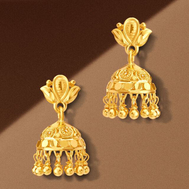 Blooming Beauty Jhumka Earrings 