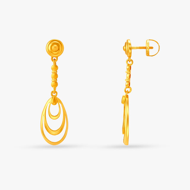 Modish Tiered Drop Earrings,,hi-res 2