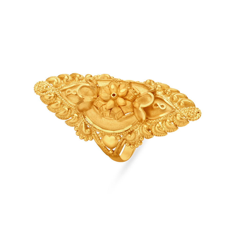 Tanishq big gold rings shop