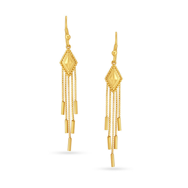 Glamorous Floral Hoop Earrings,,hi-res 