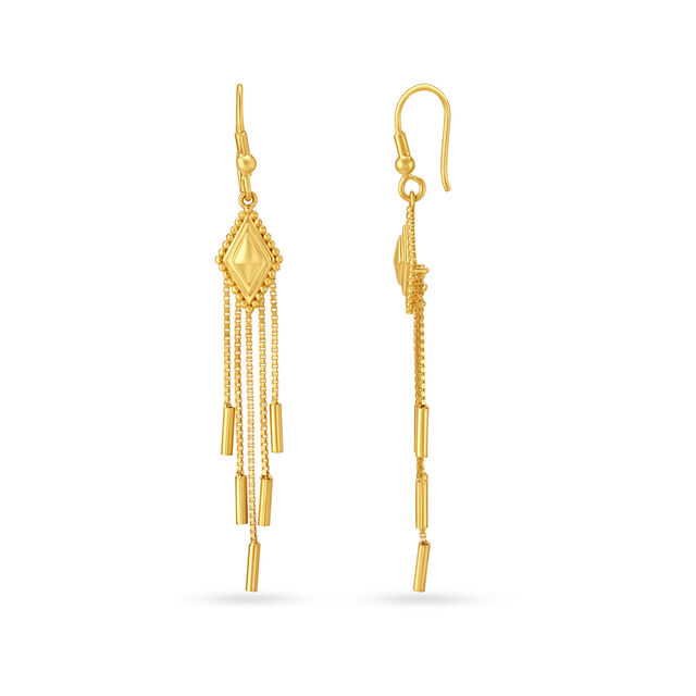 Glamorous Floral Hoop Earrings,,hi-res 2