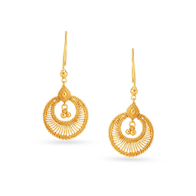 Graceful Traditional Hoop Earrings,,hi-res 