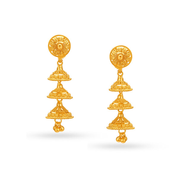 Modern Multi Layer Jhumka 