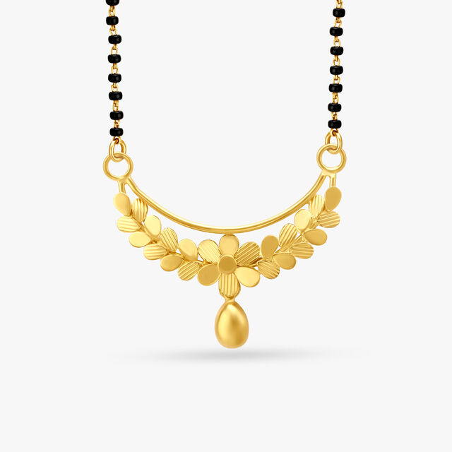 Graceful Floral Pendant 