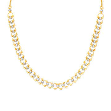Modern Link Style Hand Made Gold Chain