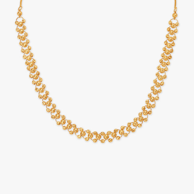 Beaded Gold Chain