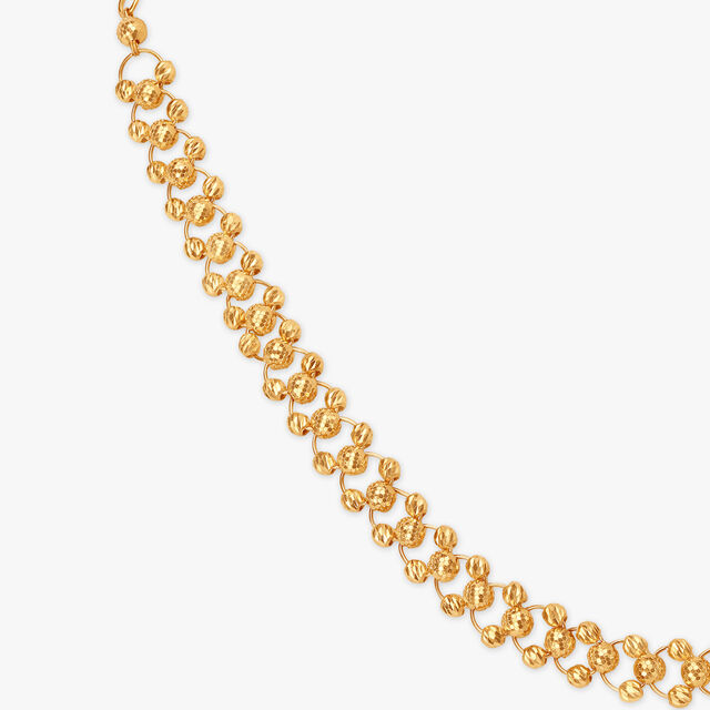 Beaded Gold Chain