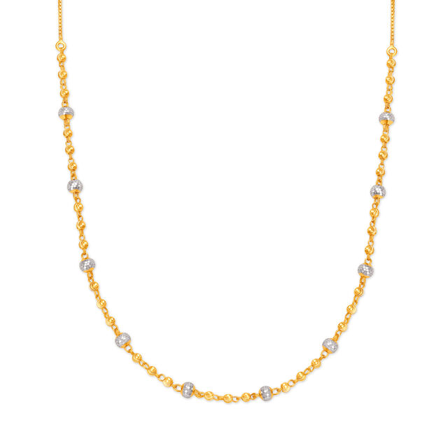 Shining Traditional Bead Gold Chain