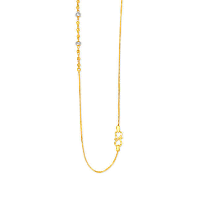 Shining Traditional Bead Gold Chain