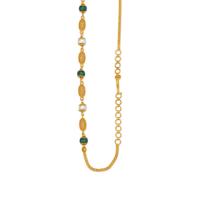 Fancy Gold Bead Chain
