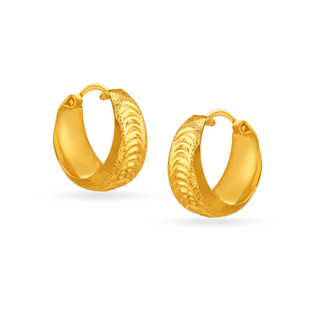 Stately Chic Hoop Earrings