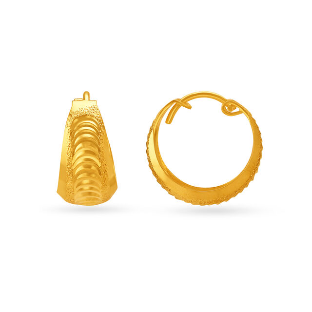 Stately Chic Hoop Earrings