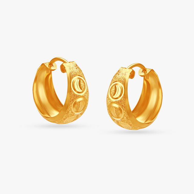 Eclectic Textured Hoop Earrings