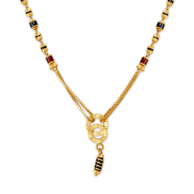 Modern Sleek Gold Mangalsutra