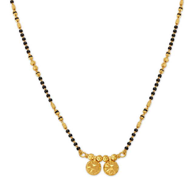 Carved Floral Mangalsutra