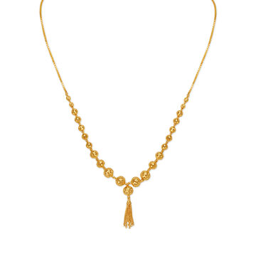 Shining Hanging Bead Gold Chain