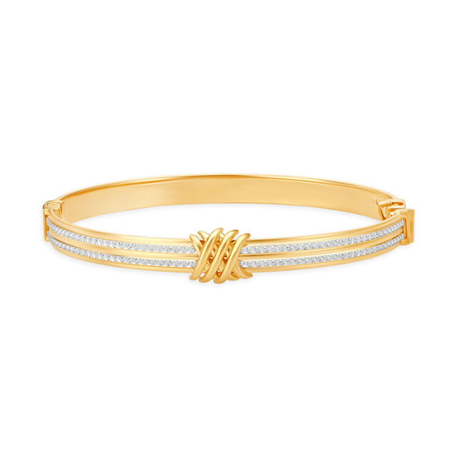 Dazzling Gold Bangle