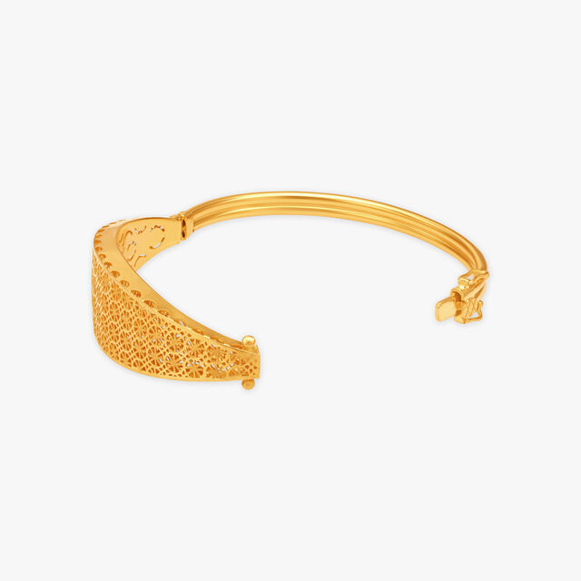 Filigree Gold Bangle 2