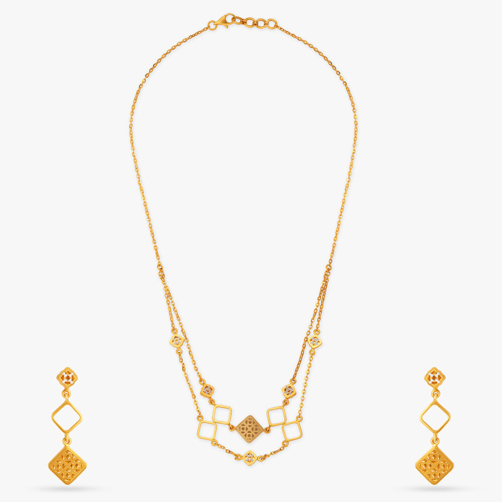 Buy gold necklace set store
