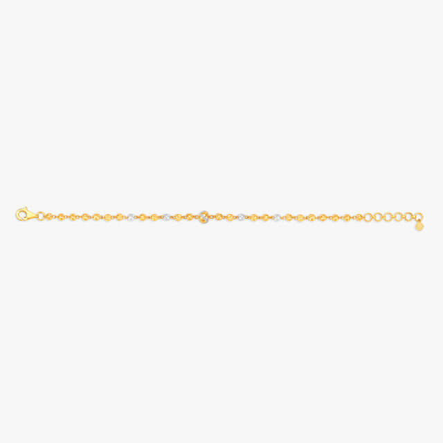 Beaded Dual Tone Bracelet 4