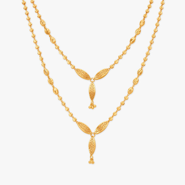 Subtle Allure Beaded Layers Chain,,hi-res