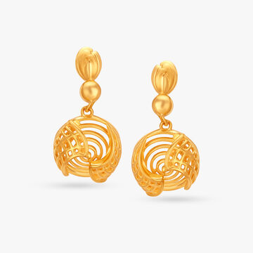 Striking Concentric Drop Earrings