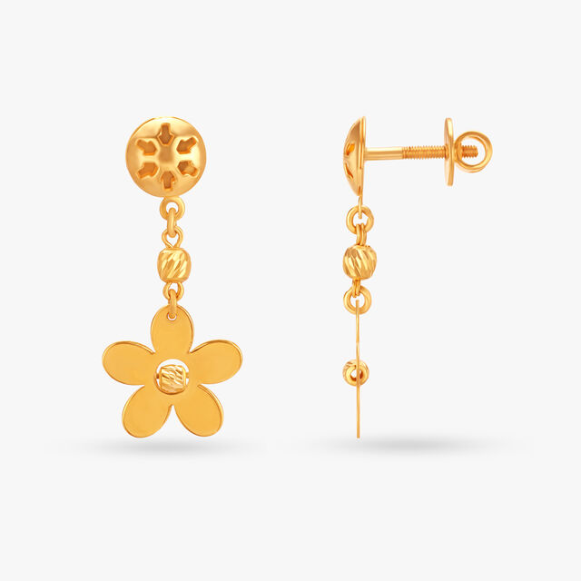 Stylish Floral Drop Earrings,,hi-res 2