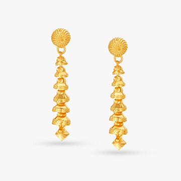 Dazzling Bell Drop Earrings