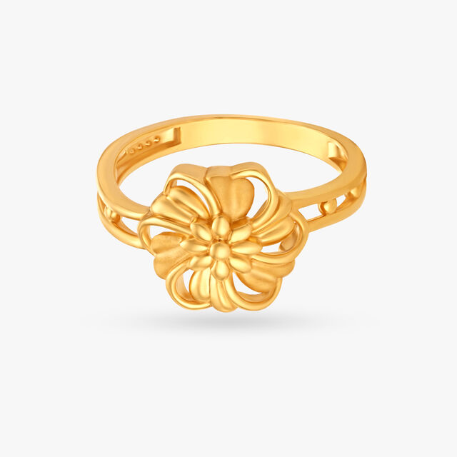Graceful Floral Ring,,hi-res