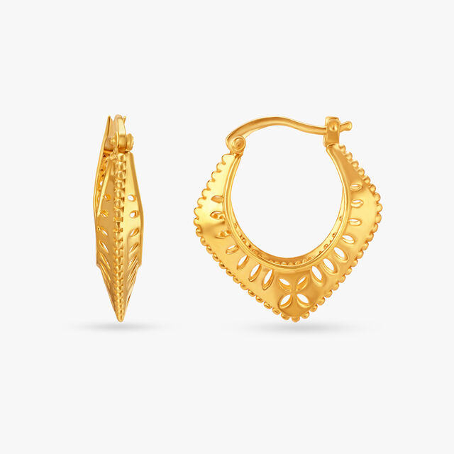 Radiant Geometric Hoop Earrings