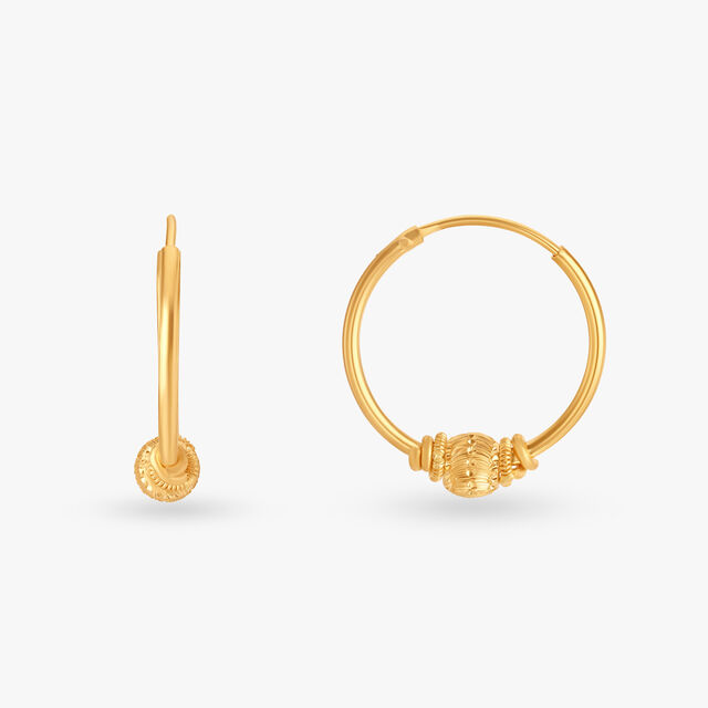 Charms Of Simplicity Hoop Earrings
